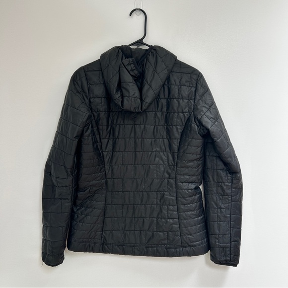 VGUC Patagonia Quilted Nano Puff Hoodie Size Small Black Light Packable Jacket - Picture 2 of 16